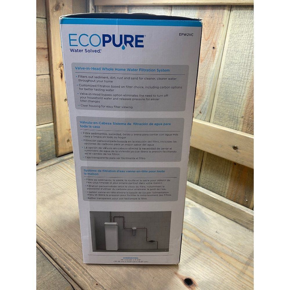 ECOPURE EPW2VC Universal Standard Capacity Whole House Water Filter Housing - Picture 4 of 5